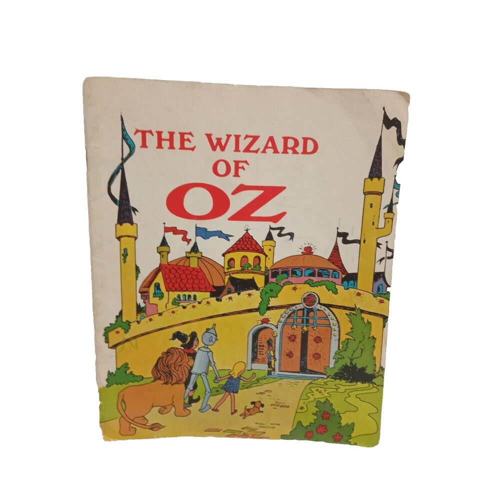 Vintage 1970 The Wizard Of Oz Book Paperback Childrens Educational Reading